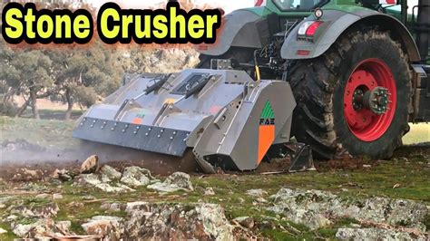 fae skid steer stone crusher|tractor pto stone crusher machine.